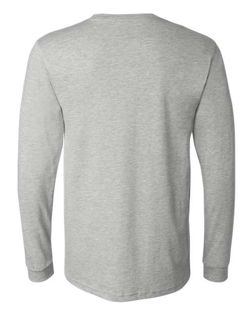Heather CVC Long Sleeve Tee - Athletic Heather Back