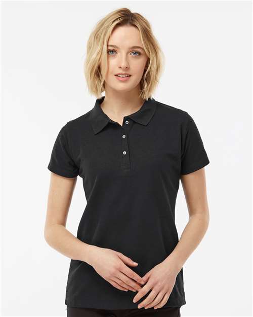 Tultex Women's 50/50 Sport Pique Polo - Model Front