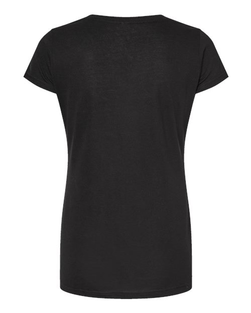 Tultex Women's Poly-Rich Scoop Neck T-Shirt - Back