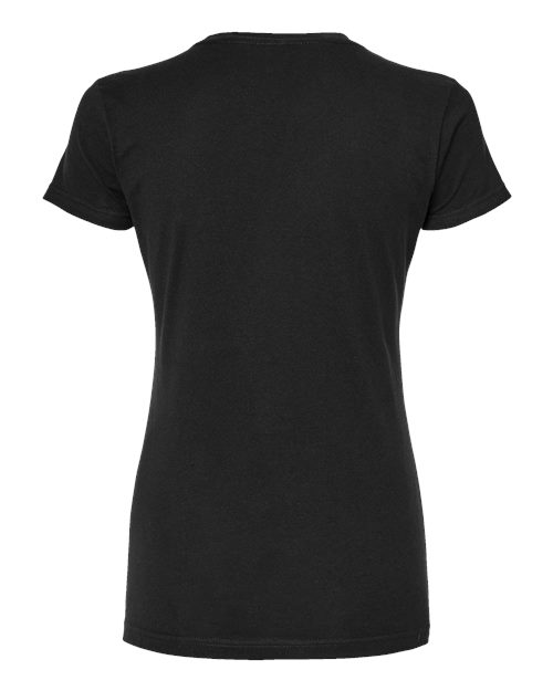 Women's Fine Jersey Slim Fit T-Shirt - Black Back