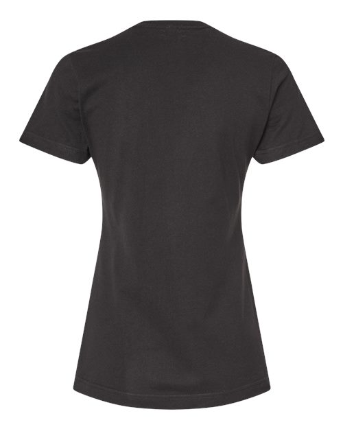Women's Fine Jersey Classic Fit T-Shirt - Black Back
