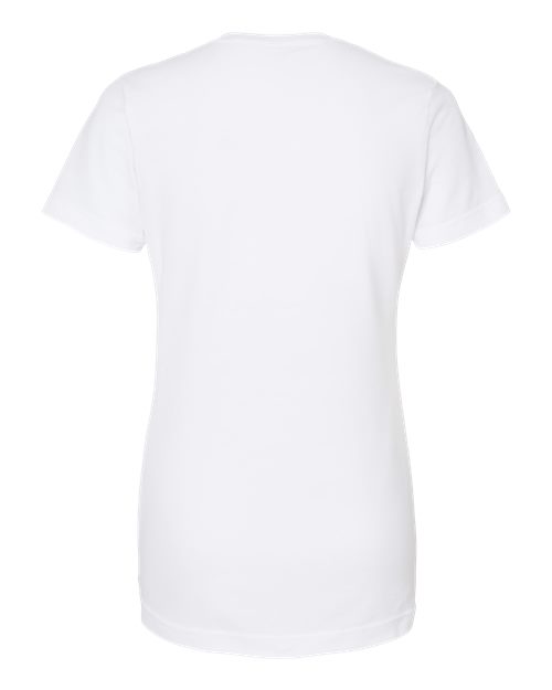 Women's Fine Jersey Classic Fit T-Shirt - White Back