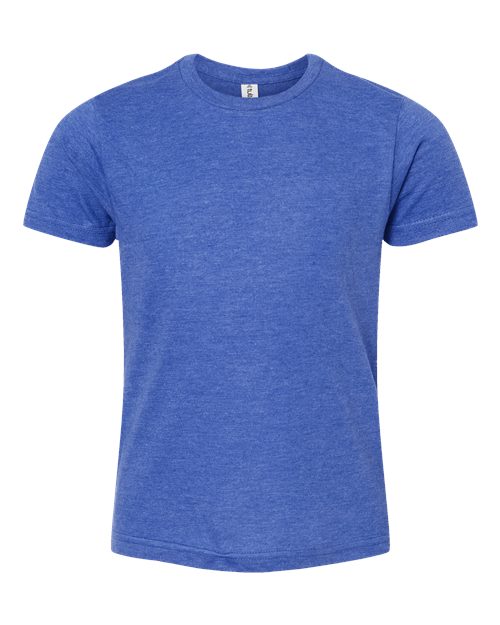 Tultex Youth Fine Jersey T-Shirt - Heather Royal Front