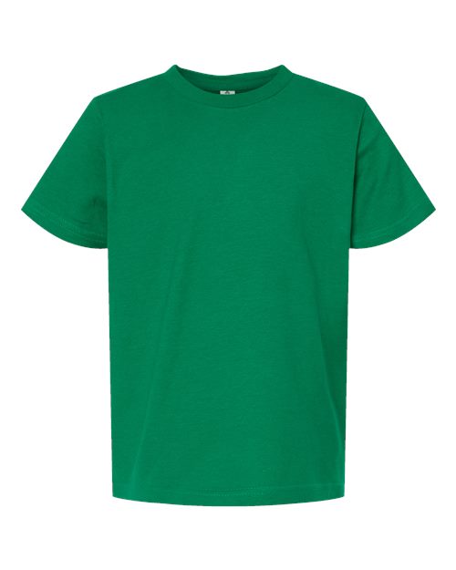 Tultex Youth Fine Jersey T-Shirt - Kelly Green Front