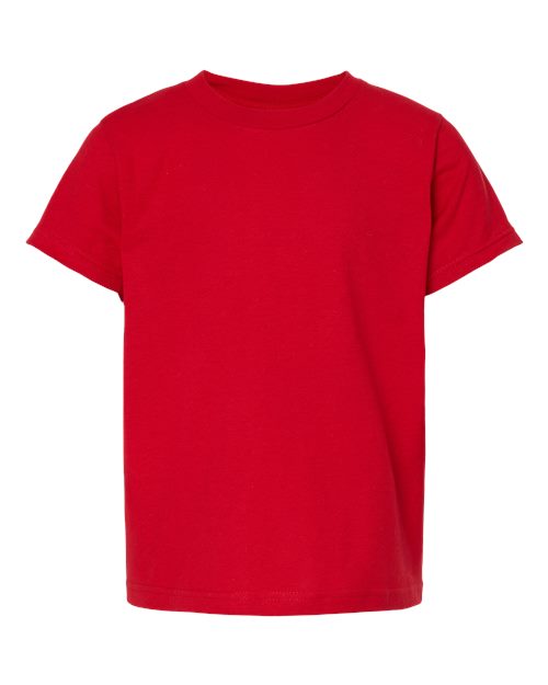 Tultex Youth Fine Jersey T-Shirt - Red Front