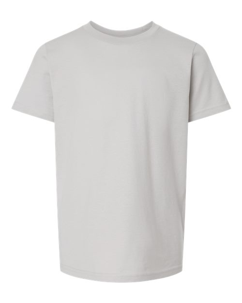 Tultex Youth Fine Jersey T-Shirt - Silver Front