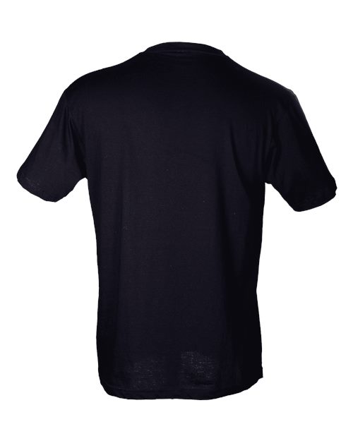 Tultex Men's Fine Jersey V-Neck T-Shirt - Back