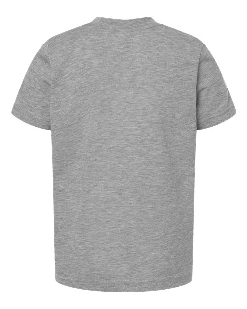 Youth Poly-Rich T-Shirt - Heather Grey Back
