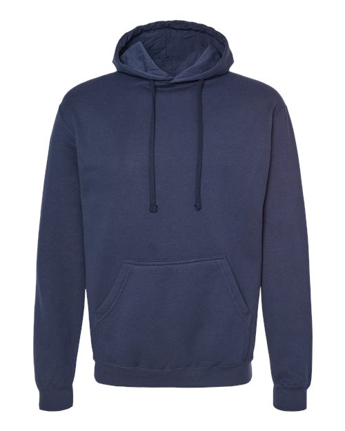 Tultex Unisex Fleece Hooded Sweatshirt - Navy Front