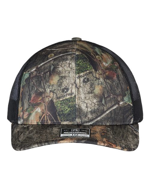 Richardson Printed Trucker Cap - Mossy Oak Country DNA/ Black Front
