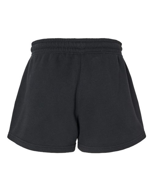 Independent Trading Co. Women’s Lightweight California Wave Wash Fleece Shorts - Back