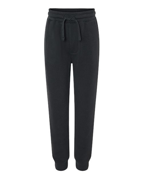 Independent Trading Co. Youth Lightweight Special Blend Sweatpants - Black Front
