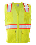 Kishigo Women's Standard Vest - Lime/ Orange Front
