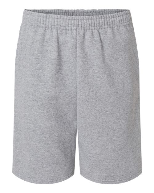 JERZEES Unisex Nublend® Fleece Shorts - Athletic Heather Front