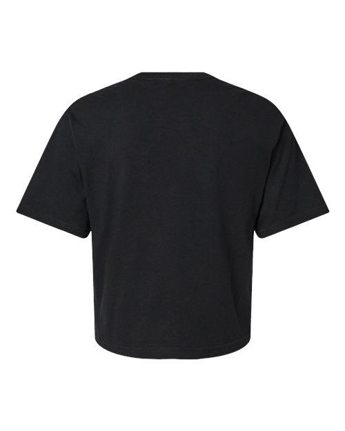 Women's Fine Jersey Boxy Tee - Black Back