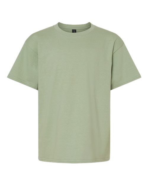 Gildan Youth Softstyle® Midweight T-Shirt - Sage Front
