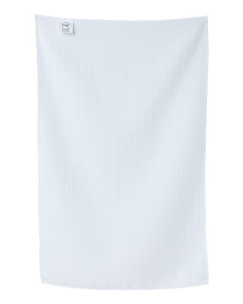 Liberty Bags Sublimation Waffle Weave Golf Towel - Back