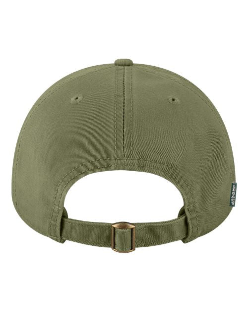 Relaxed Twill Dad Hat - Moss Green Back