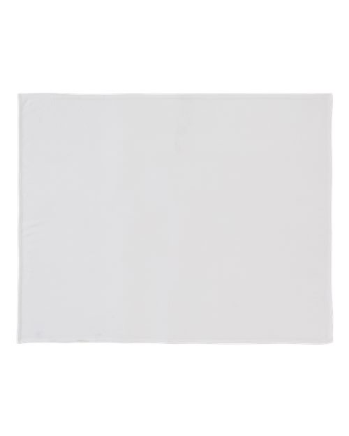 Liberty Bags Sublimation Silk Touch Blanket - White Front