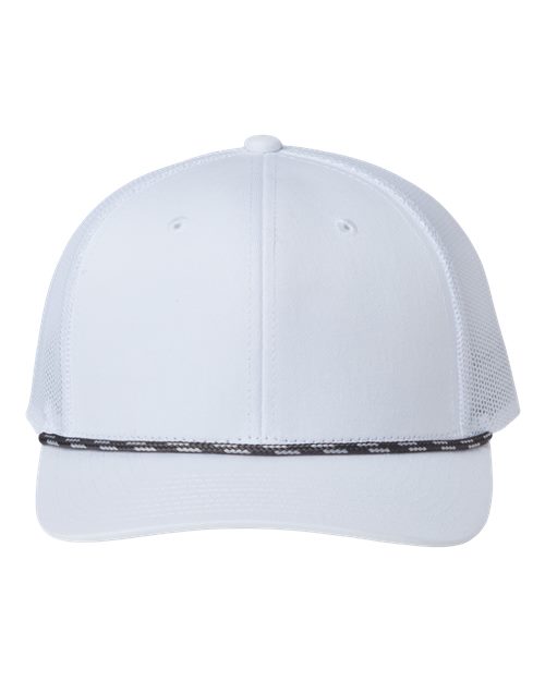 Everyday Rope Trucker Cap - White/ White Front