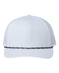 Everyday Rope Trucker Cap - White/ White Front