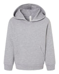 BELLA + CANVAS Toddler Sponge Fleece Pullover Hoodie Sweatshirt - Athletic Heather Front