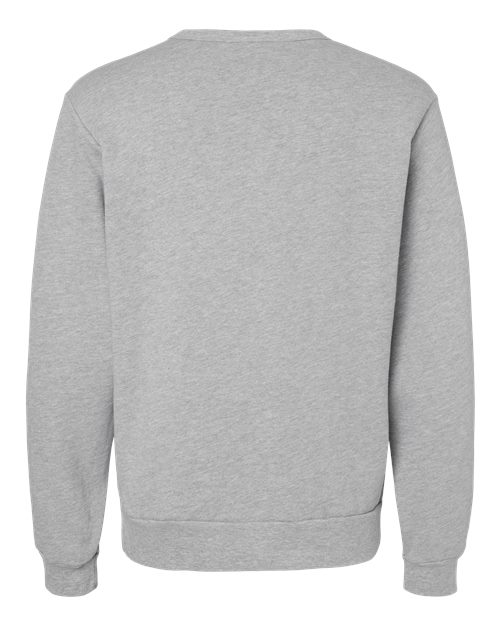 BELLA + CANVAS Unisex Sponge Fleece Classic Crewneck Sweatshirt - Back