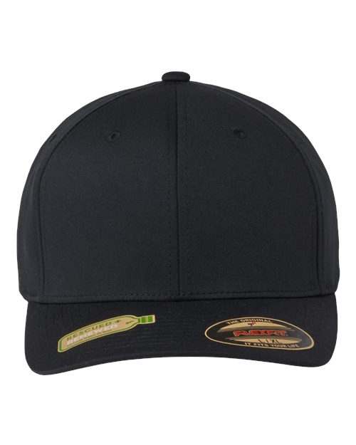 Flexfit Sustainable Polyester Cap - Black Front