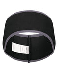 Augusta Sportswear Eco Revive™ Polar Fleece Headband - Black Front