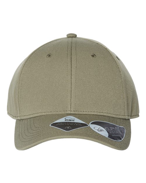 Atlantis Headwear Sustainable Structured Cap - Olive Front