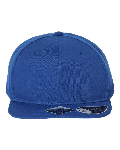 Atlantis Headwear Sustainable Flat Bill Cap - Royal Front