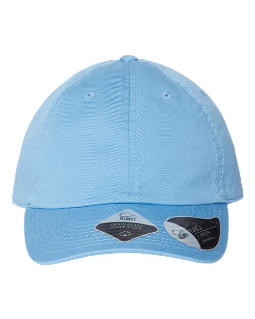 Atlantis Headwear Sustainable Dad Hat - Columbia Blue Front