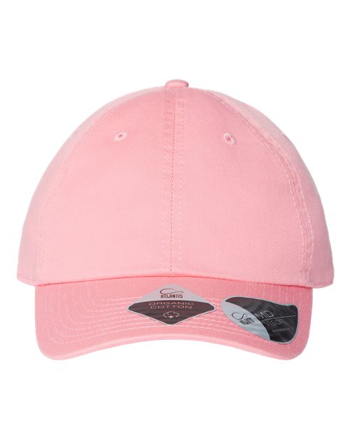 Atlantis Headwear Sustainable Dad Hat - Pink Front