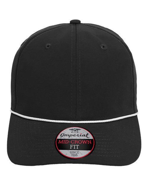 Imperial The Wingman Cap - Black/ White Front