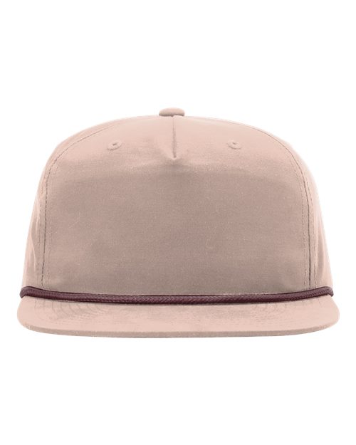 Richardson Umpqua Gramps Cap - Pale Peach/ Maroon Front