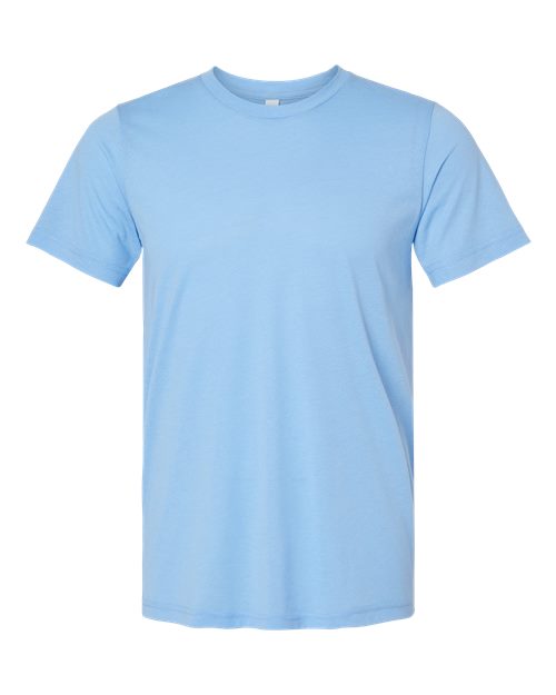 Triblend Tee - Solid Carolina Blue Triblend Front