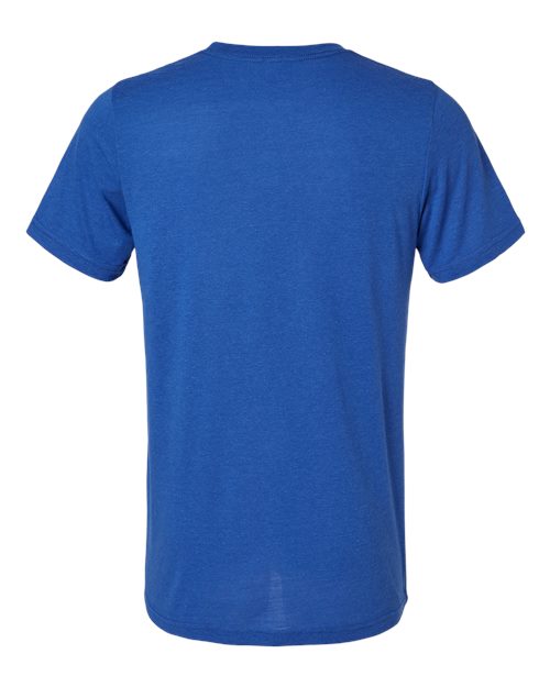 Triblend Tee - Solid True Royal Triblend Back