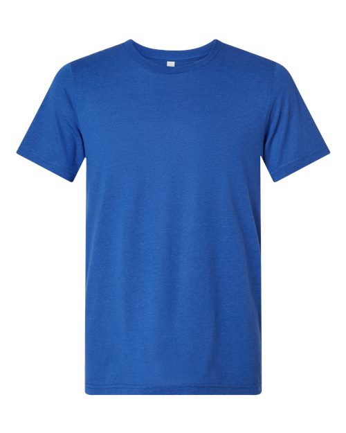 Triblend Tee - Solid True Royal Triblend Front