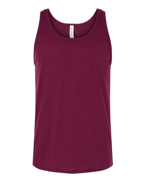 Jersey Tank - Maroon Front