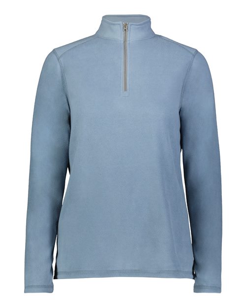 Augusta Sportswear Women's Eco Revive™ Micro-Lite Fleece Quarter-Zip Pullover - Storm Front