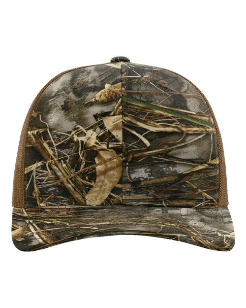 Richardson Printed Trucker Cap - Realtree Max 7/ Buck Front