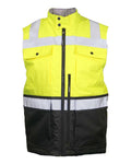 Kishigo Unisex Insulated Class 2 Vest - Lime Front