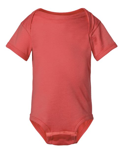 Rabbit Skins Infant Fine Jersey Bodysuit - Passionfruit Front