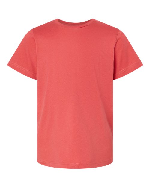 LAT Youth Fine Jersey Tee - Passionfruit Front