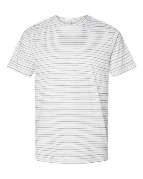 LAT Unisex Fine Jersey Tee - Shadow Stripe Front