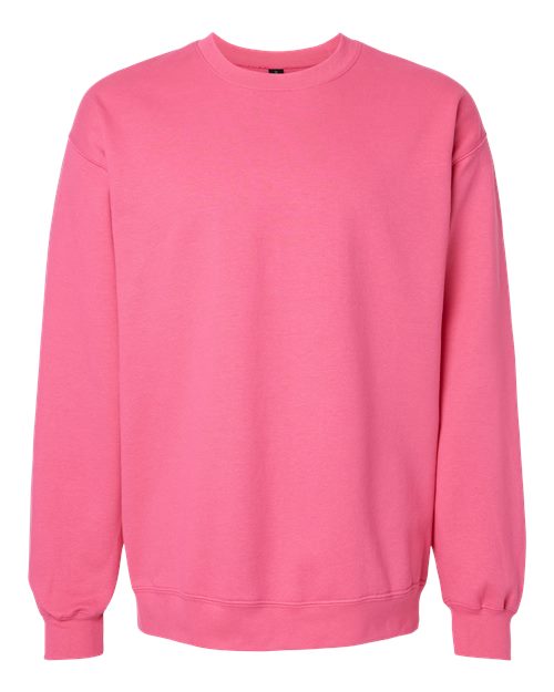 Unisex Softstyle® Midweight Crewneck Sweatshirt - Pink Lemonade Front