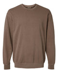 Unisex Garment-Dyed Lightweight Crewneck Sweatshirt - Espresso Front