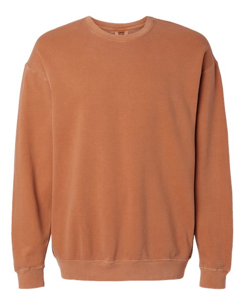 Unisex Garment-Dyed Lightweight Crewneck Sweatshirt - Yam Front