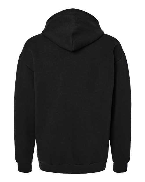 Unisex ReFlex Fleece Hoodie Sweatshirt - Black Back