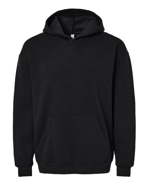 Unisex ReFlex Fleece Hoodie Sweatshirt - Black Front
